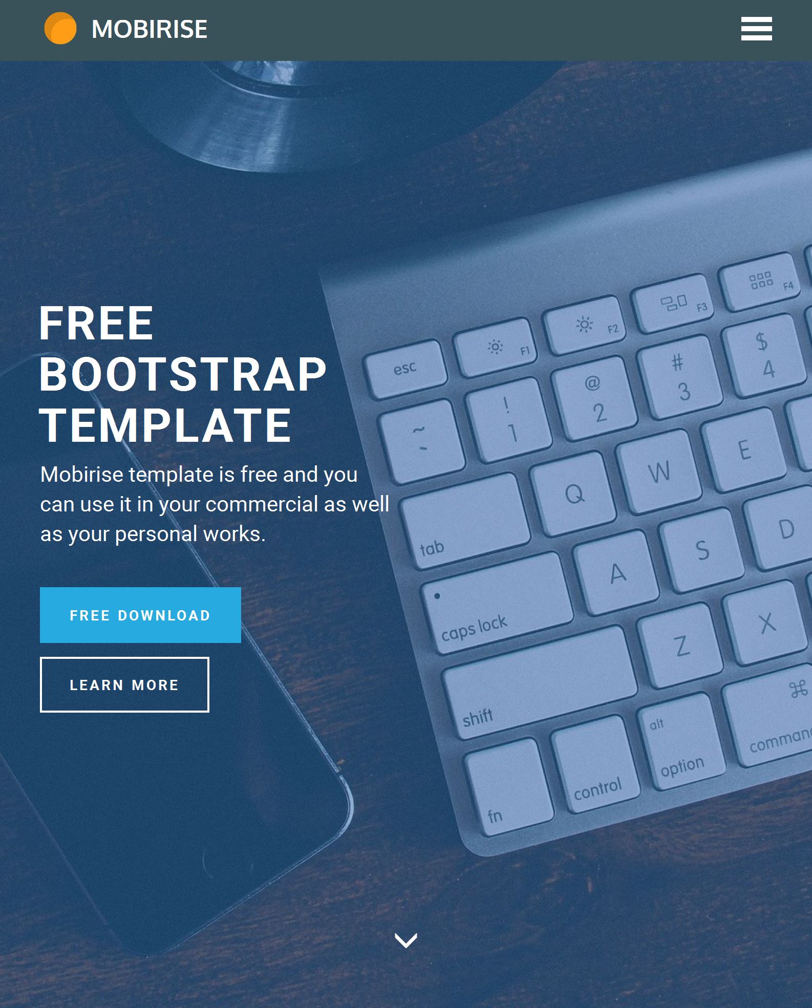 Navbar Bootstrap Template