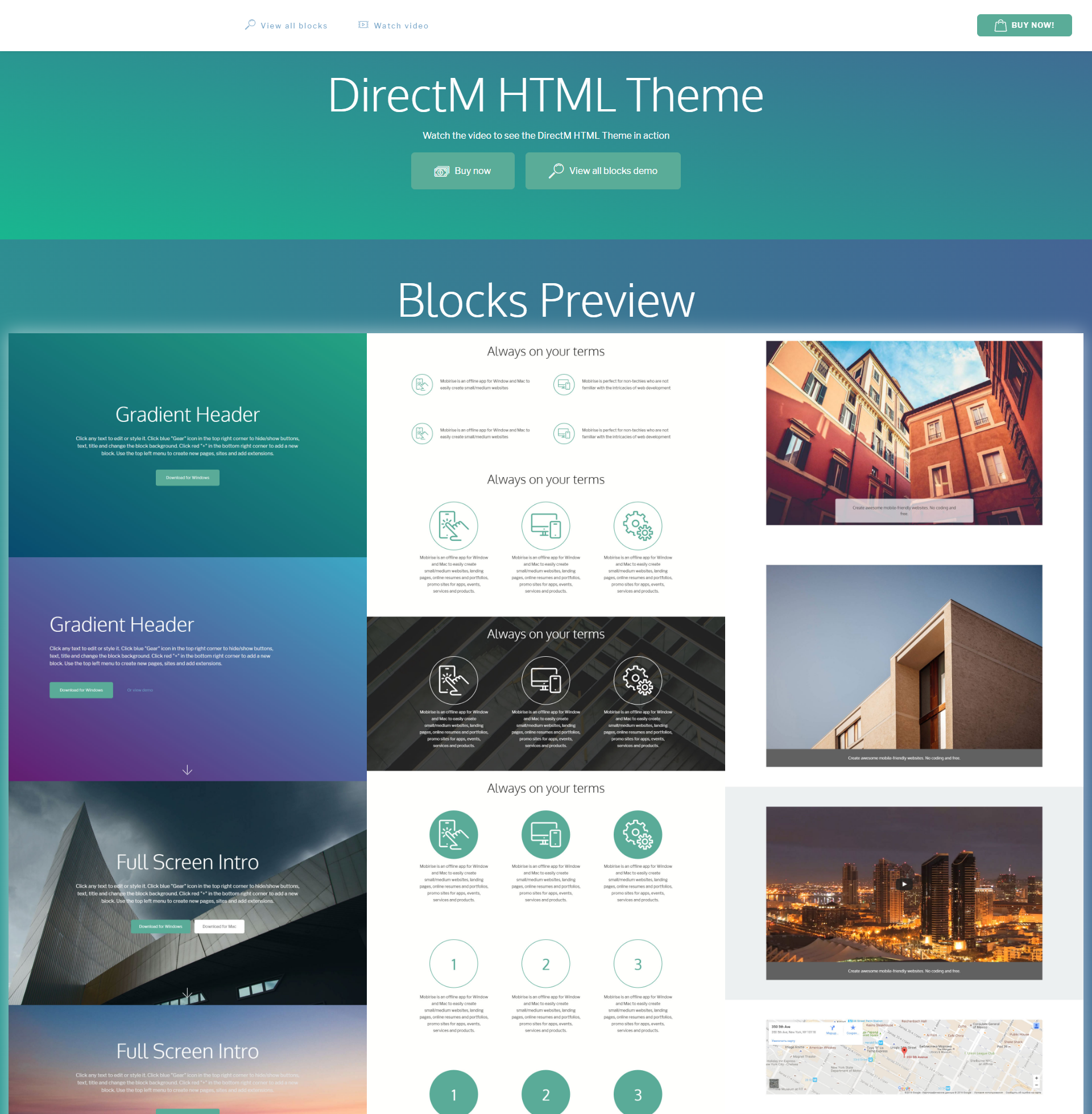 HTML Bootstrap DirectM Themes