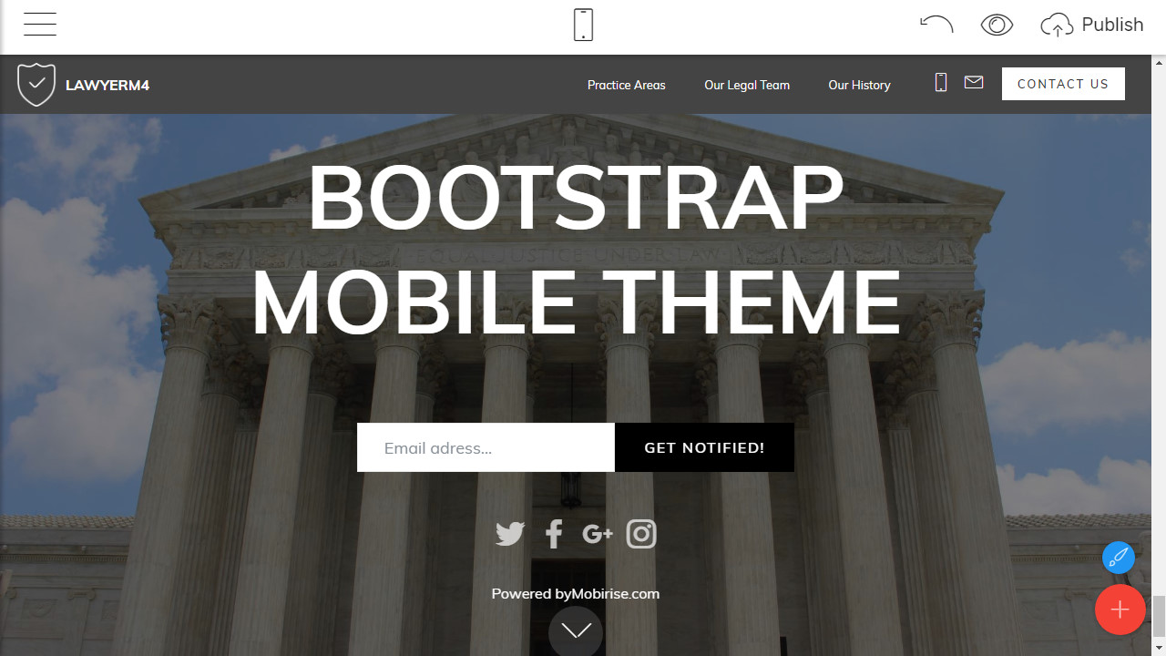 Bootstrap Webpage Template