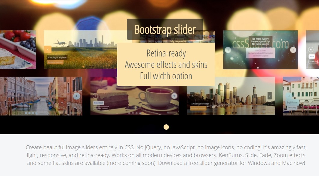  Bootstrap Responsive Slider 