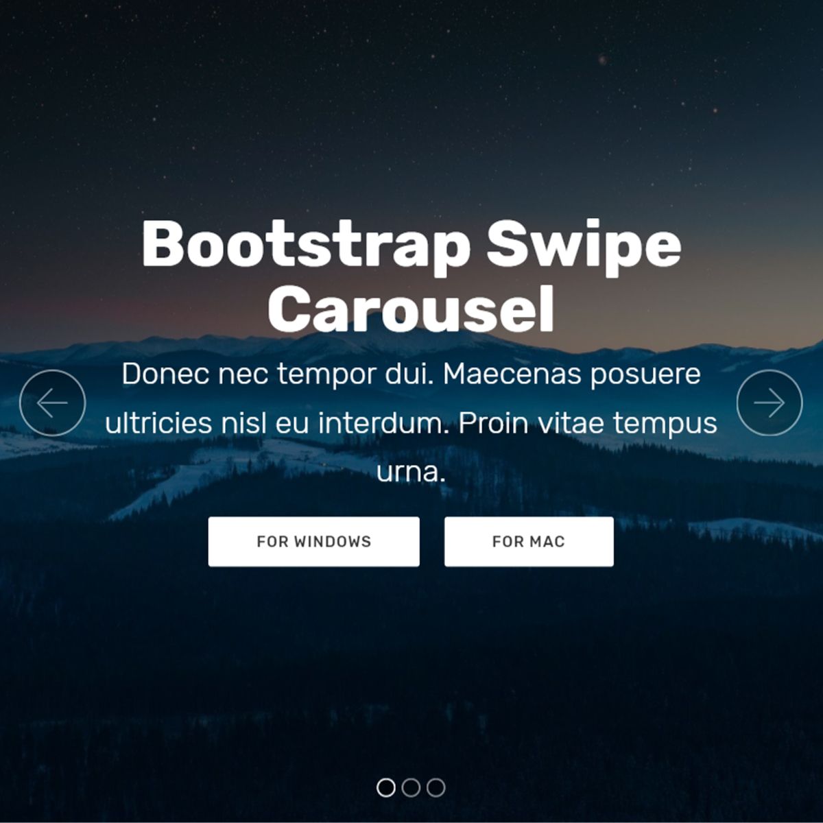 Responsive Bootstrap Picture Slider