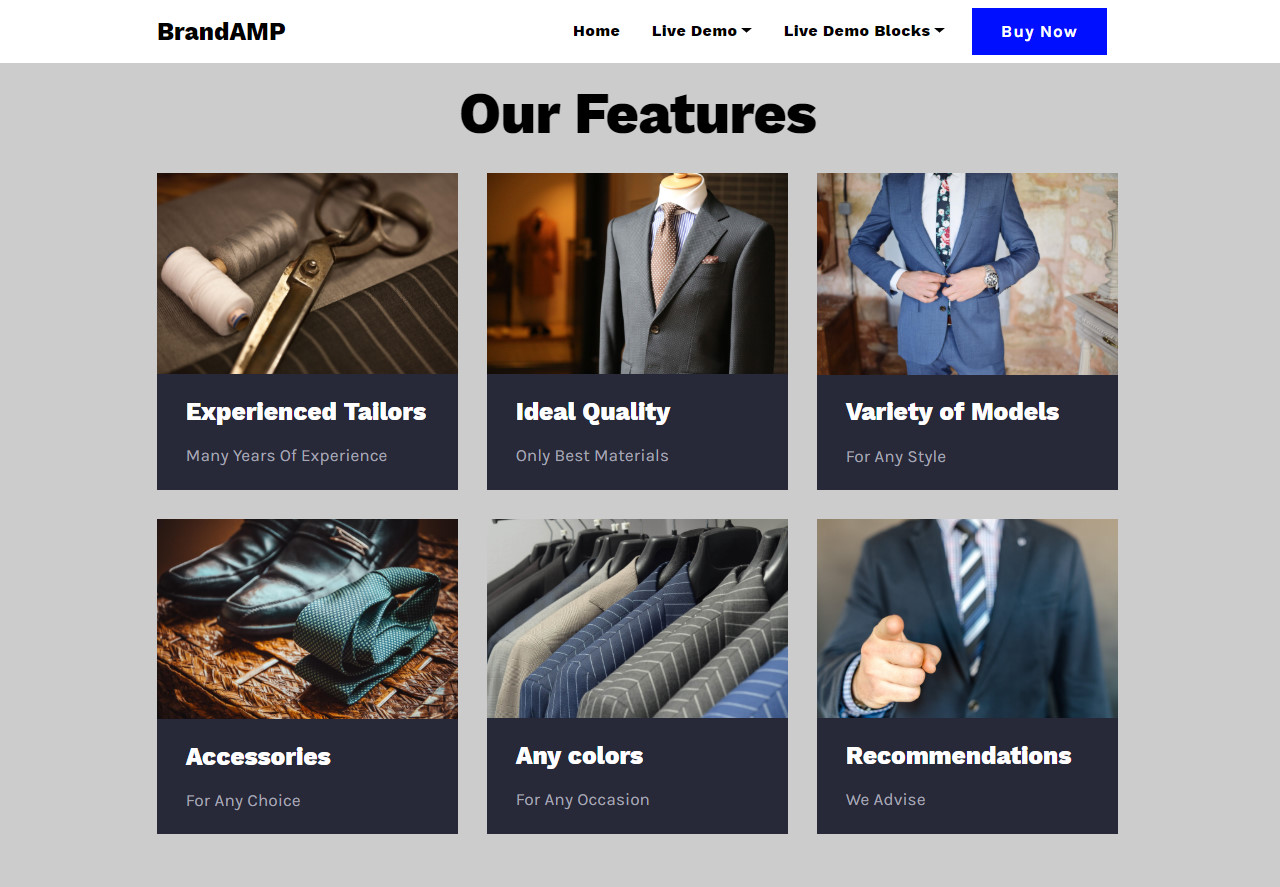 Exceptional Bootstrap Single Page Template List